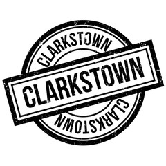 Clarkstown rubber stamp. Grunge design with dust scratches. Effects can be easily removed for a clean, crisp look. Color is easily changed.