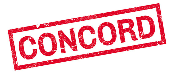 Concord rubber stamp. Grunge design with dust scratches. Effects can be easily removed for a clean, crisp look. Color is easily changed.