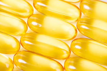 Close up Fish Oil.