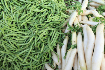 fresh vegetables selling at the street shop