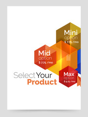 A4 business brochure template