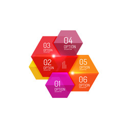 Vector infographic diagram templates