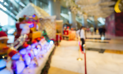 Blurred background of Christmas 
