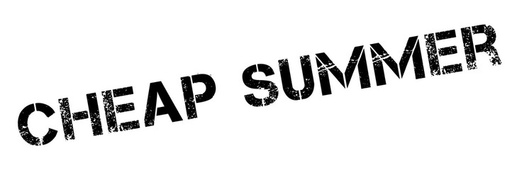 Cheap Summer rubber stamp. Grunge design with dust scratches. Effects can be easily removed for a clean, crisp look. Color is easily changed.