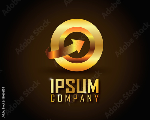 "Gold Icon Logo Vector" Stock image and royalty-free vector files on