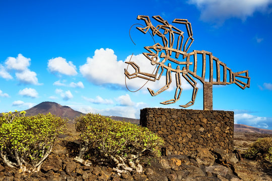 Jameos de agua sculpture, Lanzarote. Spain.