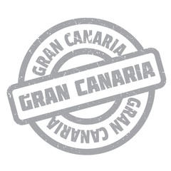 Gran Canaria rubber stamp. Grunge design with dust scratches. Effects can be easily removed for a clean, crisp look. Color is easily changed.