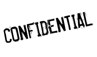 Confidential stamp. Grunge design with dust scratches. Effects can be easily removed for a clean, crisp look. Color is easily changed.