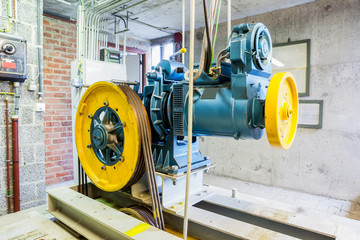 motor of the elevator © denboma