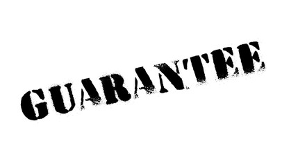 Guarantee stamp. Grunge design with dust scratches. Effects can be easily removed for a clean, crisp look. Color is easily changed.