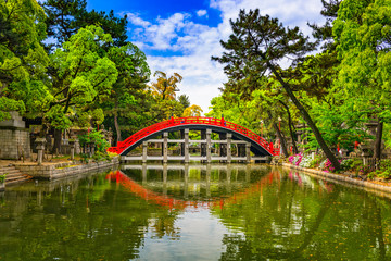 Drum Bridge in Osaka