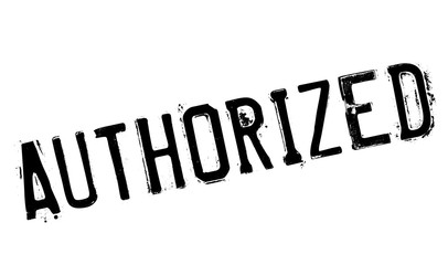 Authorized stamp. Grunge design with dust scratches. Effects can be easily removed for a clean, crisp look. Color is easily changed.