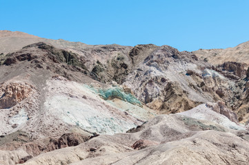 Fototapeta na wymiar Artist Drive in Death Valley National Park, California 