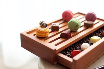 Gourmet Dessert sweet macarons box