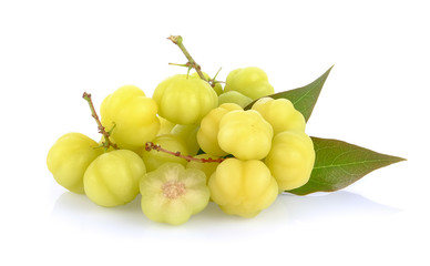 star gooseberry on white background