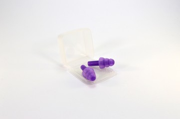 Pair of purple silicone