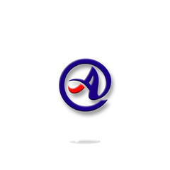 Fototapeta premium a, logo a, letter a, vector, icon a, symbol, font, bussines