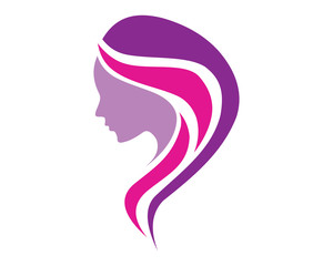 woman silhouette head