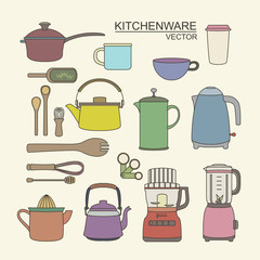 Kitchenware coffee and tea set