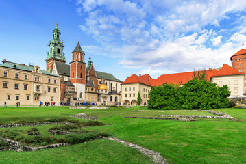 Fototapeta na wymiar View of Wawel castle