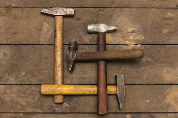 Old hammers