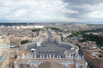 Fototapeta premium View over Vatican City
