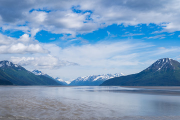 Fototapeta na wymiar Alaska summer Time