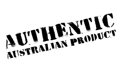 Authentic australian product stamp. Grunge design with dust scratches. Effects can be easily removed for a clean, crisp look. Color is easily changed.