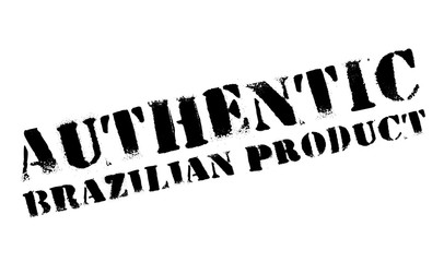 Authentic brazilian product stamp. Grunge design with dust scratches. Effects can be easily removed for a clean, crisp look. Color is easily changed.