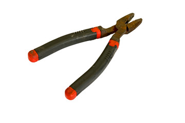 Black and rusted glat-nose pliers