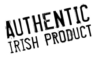 Authentic irish product stamp. Grunge design with dust scratches. Effects can be easily removed for a clean, crisp look. Color is easily changed.
