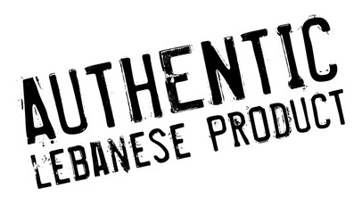 Authentic lebanese product stamp. Grunge design with dust scratches. Effects can be easily removed for a clean, crisp look. Color is easily changed.