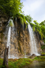 Fototapeta na wymiar Plitvice lakes park in Croatia