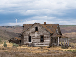 Abandoned Ranch House near Goodnoe, Washington 