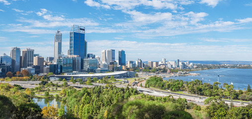 Perth view at the noon - obrazy, fototapety, plakaty