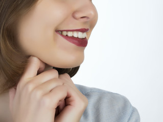 Sonrisa de mujer joven