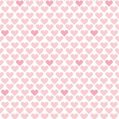 valentine seamless polka dot geometry pattern with hearts.  simp