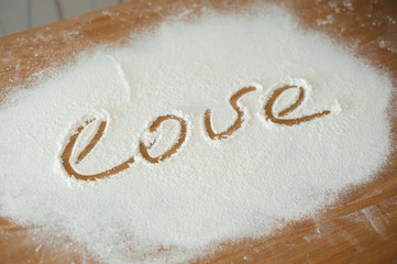 Chef preparing dough - cooking process