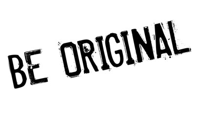Be Original rubber stamp