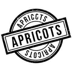 Apricots rubber stamp. Grunge design with dust scratches. Effects can be easily removed for a clean, crisp look. Color is easily changed.