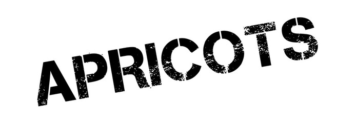 Apricots rubber stamp. Grunge design with dust scratches. Effects can be easily removed for a clean, crisp look. Color is easily changed.