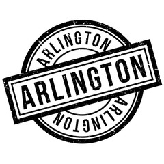 Arlington rubber stamp. Grunge design with dust scratches. Effects can be easily removed for a clean, crisp look. Color is easily changed.