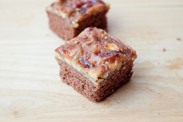 Toffee cake, Toffee Cashew nut with caramel cake