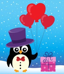 Valentine penguin topic image 2