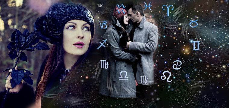 Love astrology, cosmic love of man and woman