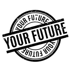 Your Future rubber stamp