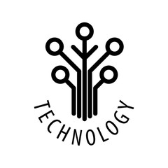 Technology vector logo