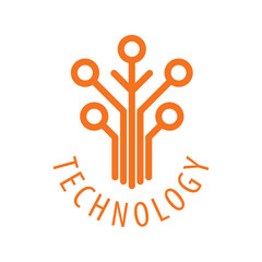 Technology vector logo