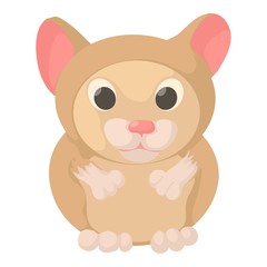 Obraz na płótnie Canvas Hamster icon. Cartoon illustration of hamster vector icon for web