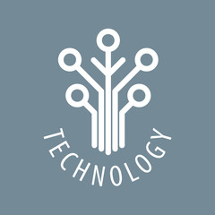 Technology vector logo
